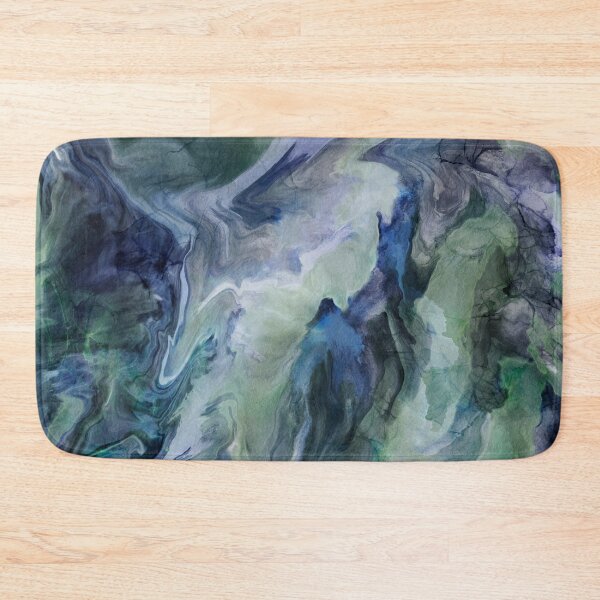 Item preview, Magnolia Marble - Blue and Green designed and sold by Allison Stockslager.