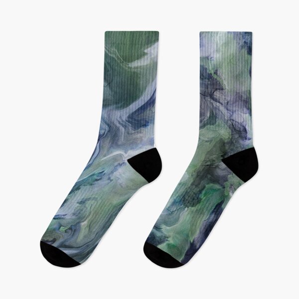 Item preview, Magnolia Marble - Blue and Green designed and sold by Allison Stockslager.