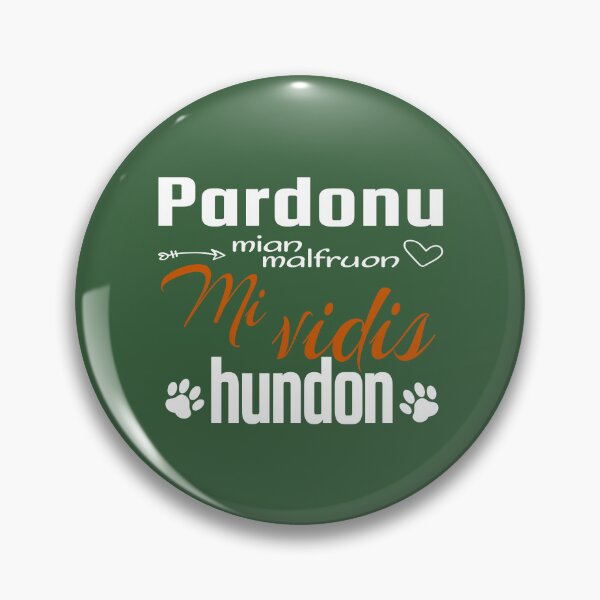 Item preview, Pardonu mian malfruon mi vidis hundon designed and sold by Zebastjan Johanzen.