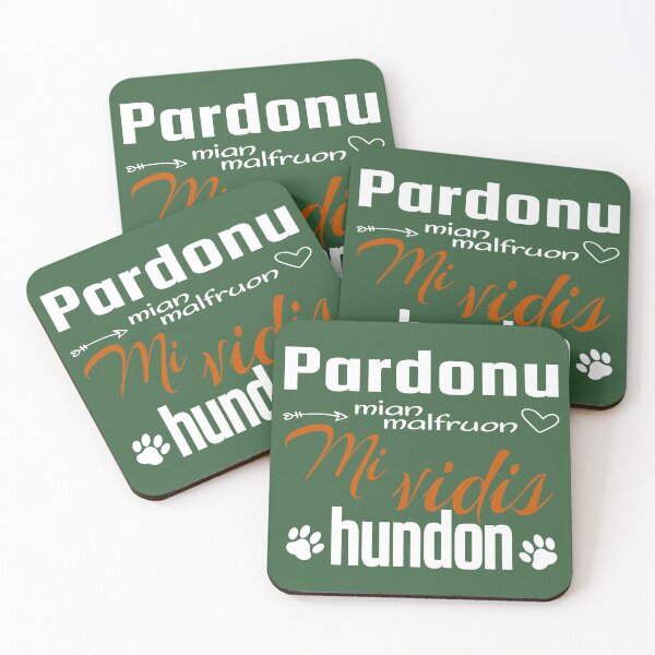 Item preview, Pardonu mian malfruon mi vidis hundon designed and sold by Zebastjan Johanzen.
