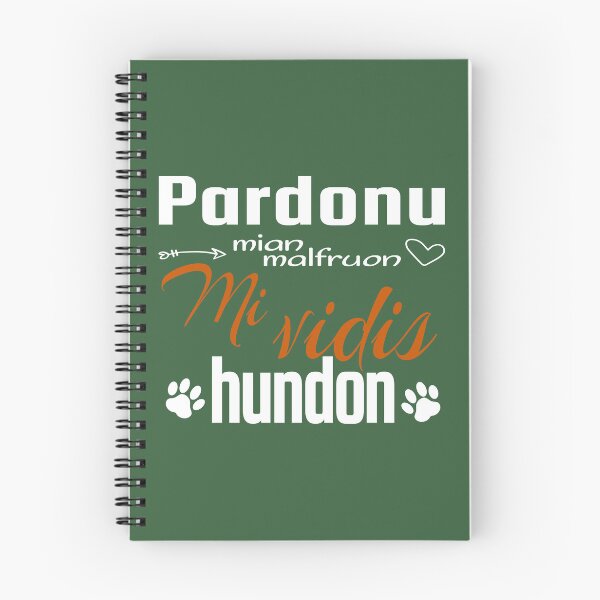 Item preview, Pardonu mian malfruon mi vidis hundon designed and sold by Zebastjan Johanzen.