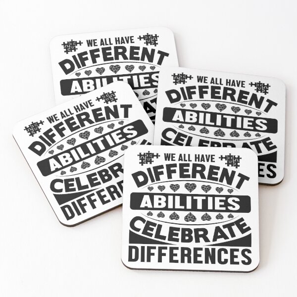 Item preview, We All Have Different Abilities - Celebrate Differences -  Support Autism Awareness designed and sold by davidmurtagh.
