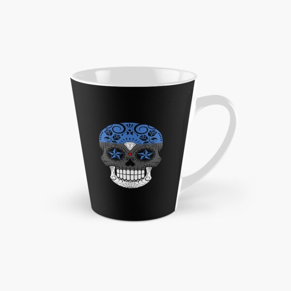 Item preview, Sugar Skull with Roses and Flag of Estonia designed and sold by JeffBartels.