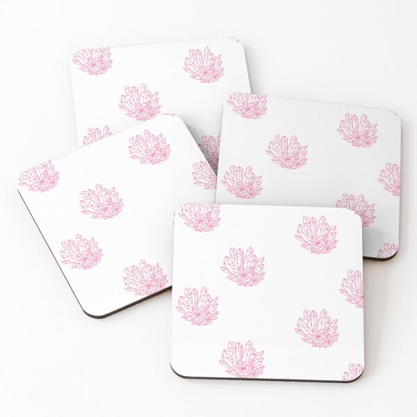 Item preview, Aesthetic cristals and flowers pattern for phone case designed and sold by GhostAmine.