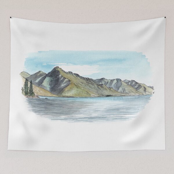 Item preview, Walter Peak - Otoño 22 Acuarela designed and sold by Tom Napper Design.