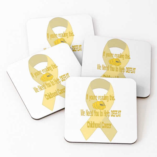 Item preview, Childhood Cancer awareness ribbon designed and sold by AFordhamDesigns.