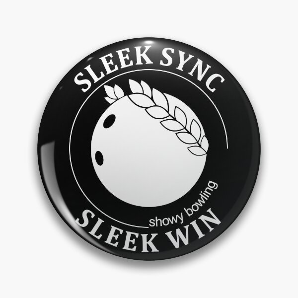 Item preview, Showy bowling. Sleek win (white print) designed and sold by Aceofspace3000.