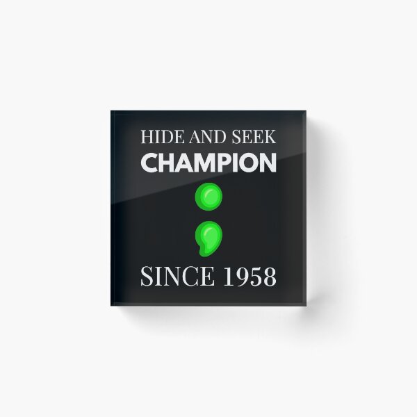 Item preview, Programming Joke - Hide And Seek Champion I designed and sold by Lemon Pepper.