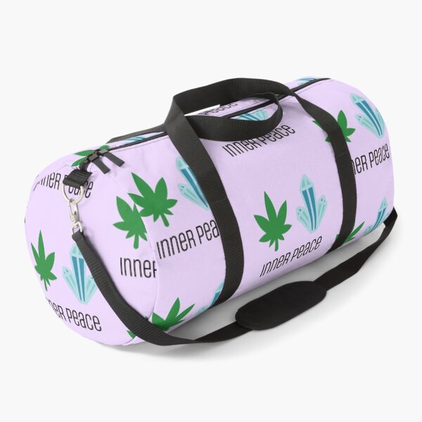 Item preview, Inner Peace Funny Weed Leaf and Blue Energy Crystal 420/Weed/Cannabis/Pot/Marijuana Design For Hippies/Witches/Pagans designed and sold by SteamParliament.