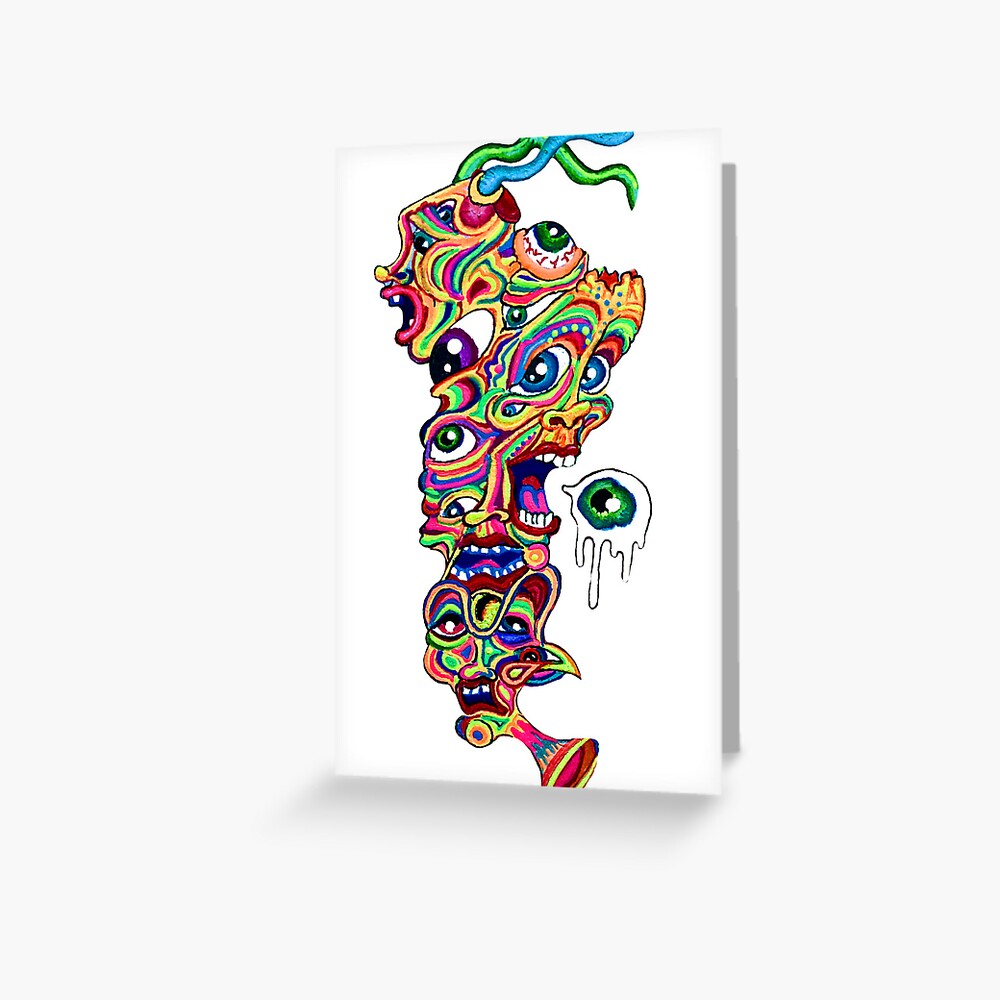 Item preview, Greeting Card designed and sold by TrippyDrawingz.