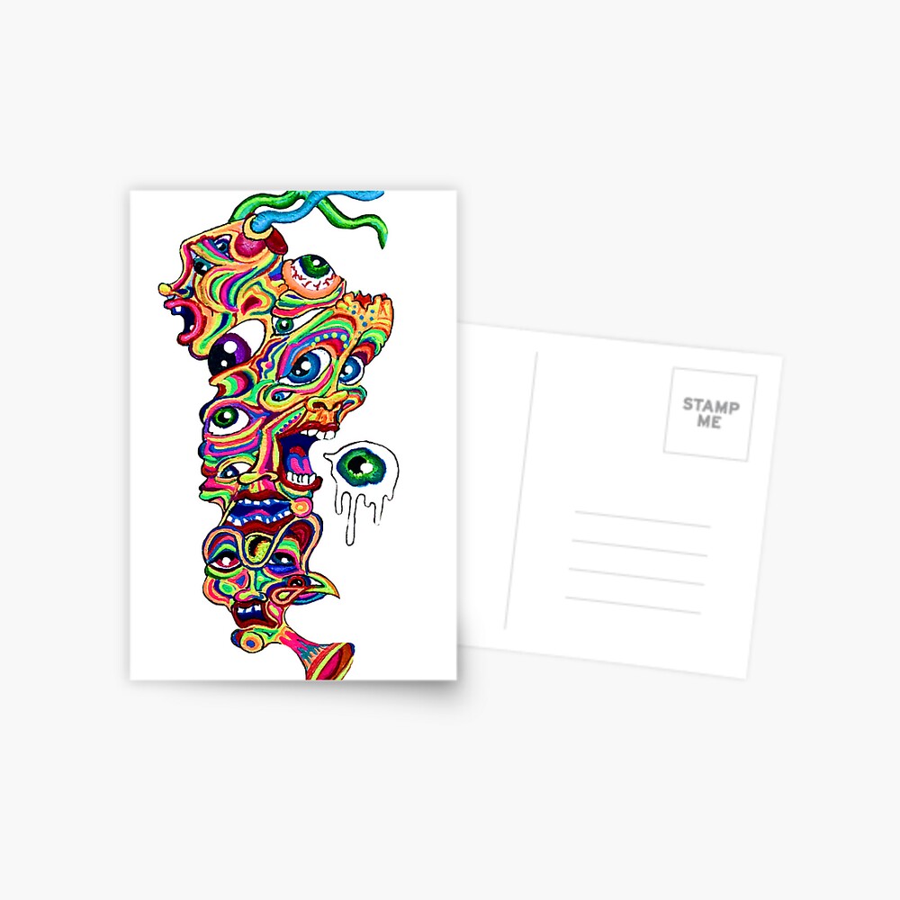 Item preview, Postcard designed and sold by TrippyDrawingz.