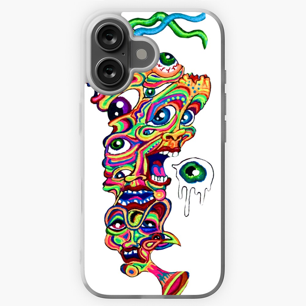 Item preview, iPhone Soft Case designed and sold by TrippyDrawingz.