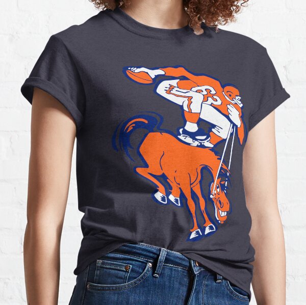 old broncos logo shirt