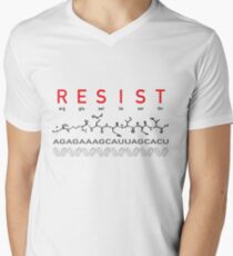 RESIST (peptide) Men's V-Neck T-Shirt