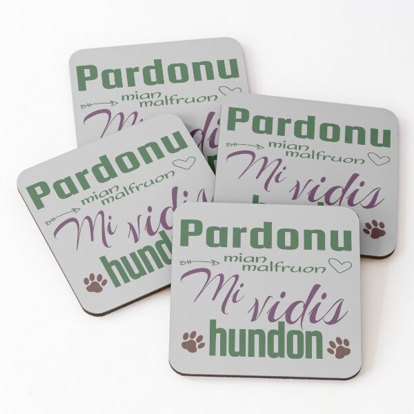 Item preview, Pardonu mian malfruon Mi vidis hundon (Hela) designed and sold by Zebastjan Johanzen.