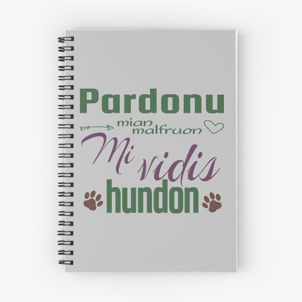 Item preview, Pardonu mian malfruon Mi vidis hundon (Hela) designed and sold by Zebastjan Johanzen.