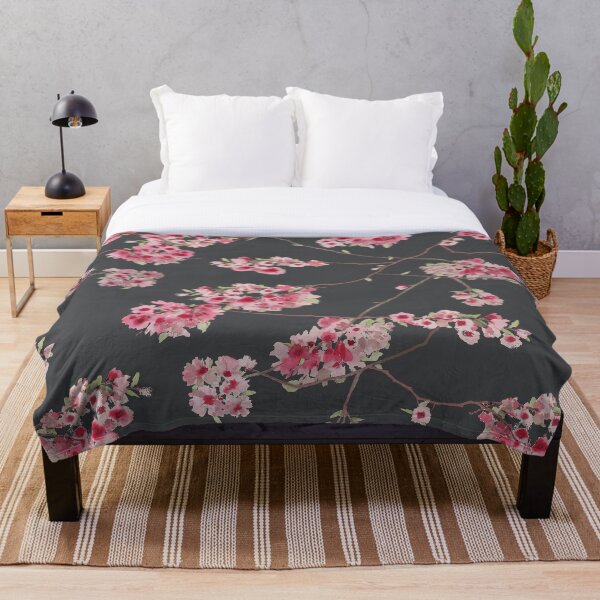 Item preview, Watercolor cherry blossoms dark branches designed and sold by Katarina Roccella.