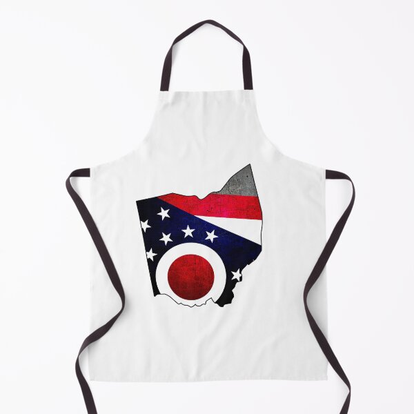 Item preview, Ohio Map Flag designed and sold by BeccaDaniels.