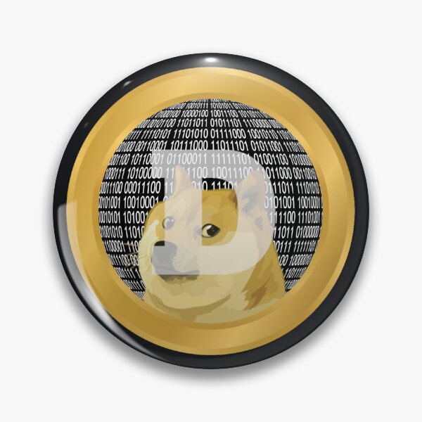 Item preview, Dogecoin (también conocida como la moneda del perro) designed and sold by SpringPetals.