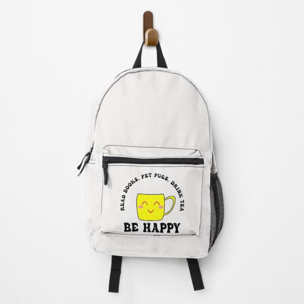 Item preview, Read Books Pet Pugs Drink Tea And Be Happy designed and sold by Pugstuff.