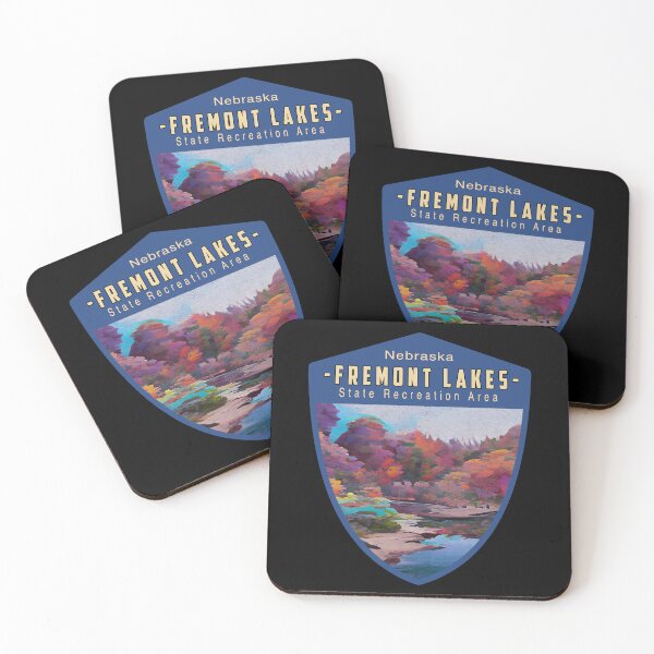 Item preview, Hiking Camping Fishing Boating Jet Ski Midwest Travel Fremont Lakes Nebraska designed and sold by CattlettArt.