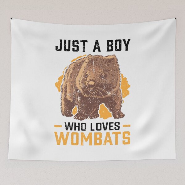 Item preview, Young wombats loves marsupial wombat designed and sold by madgrfx.