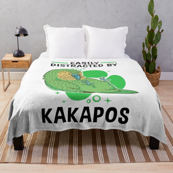 Item preview, Distracted by Kakapo flightless parrot designed and sold by madgrfx.