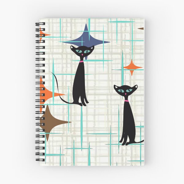 Item preview,  Atomic Kitty against retro background  designed and sold by LisWilliams.