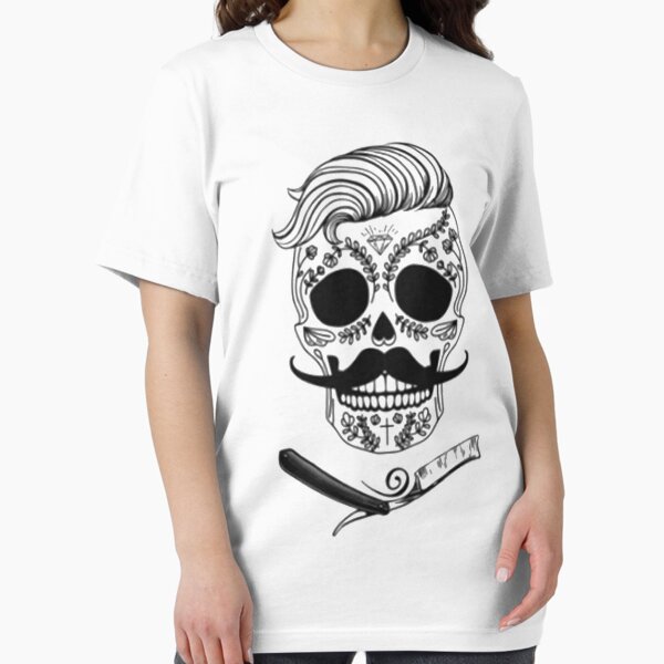 Item preview, Barber Sugar Skull designed and sold by TyroDesign.