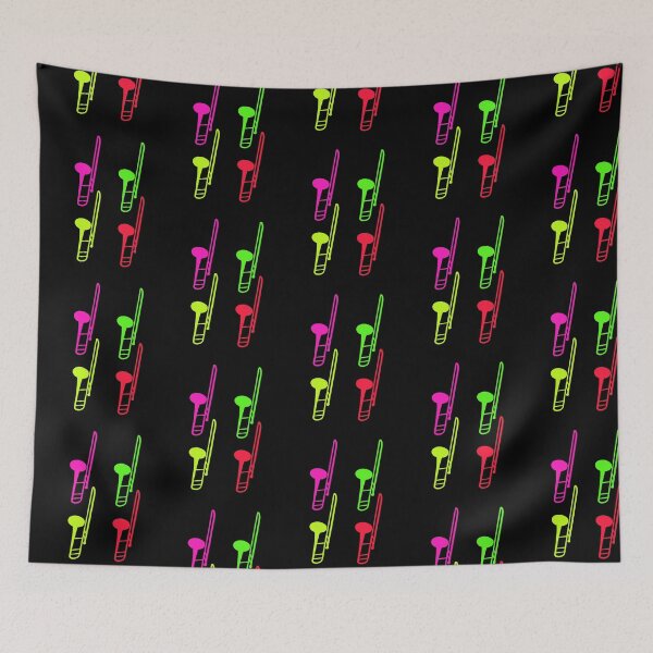 Item preview, NEON Trombone Heartbeat designed and sold by IdeaIllustrator.