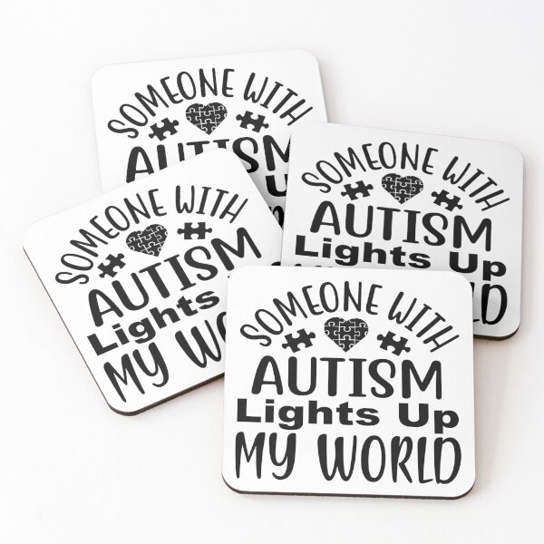 Item preview, Someone With Autism Lights Up My World  -  Support Autism Awareness designed and sold by davidmurtagh.