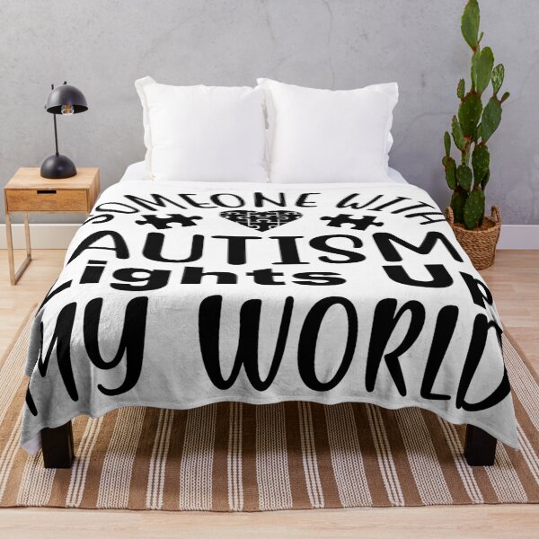 Item preview, Someone With Autism Lights Up My World  -  Support Autism Awareness designed and sold by davidmurtagh.