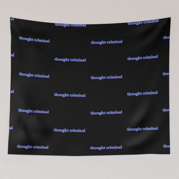 Item preview, thought criminal (purple-blue) designed and sold by sodapuffs.