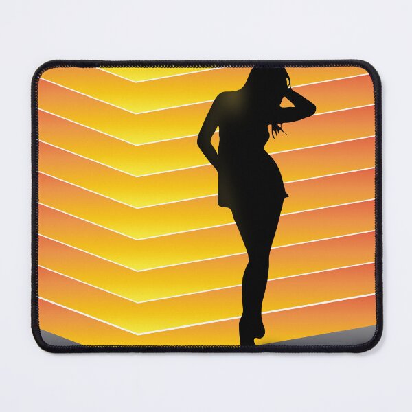 Item preview, A female shadow on a background of yellow light designed and sold by Bigrow.