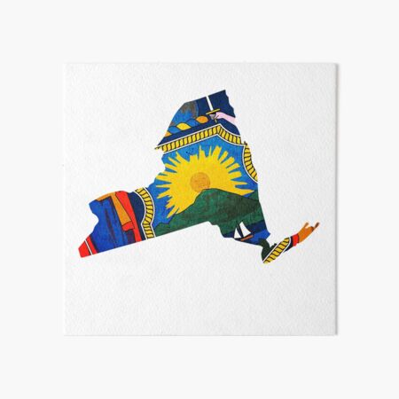 Artikel-Vorschau von New Yorker Kartenflagge, designt und verkauft von BeccaDaniels.