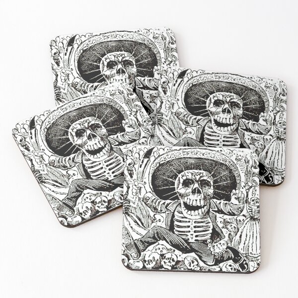 Item preview, Calaveras Oaxaquena Mexican Dancing Skeletons by Jose Guadalupe Posada designed and sold by fizzypoptees.