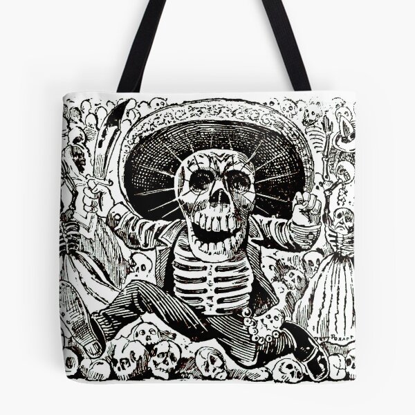 Item preview, Calaveras Oaxaquena Mexican Dancing Skeletons by Jose Guadalupe Posada designed and sold by fizzypoptees.