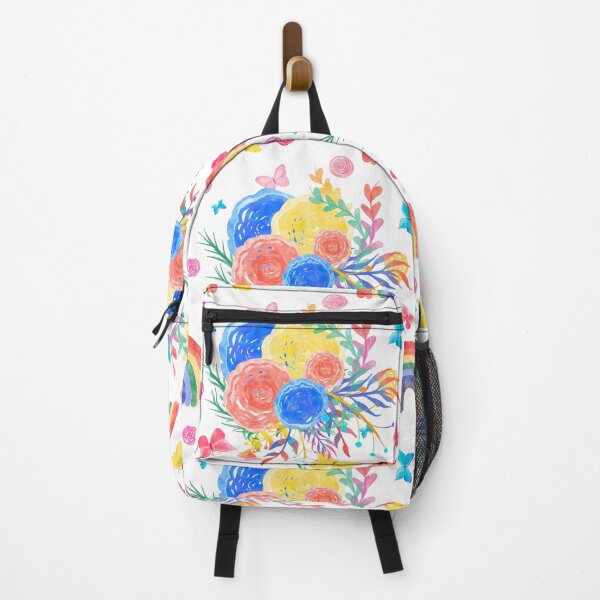 Item preview, Rainbow, seamless pattern, summer, rainbow flowers. designed and sold by AnaGuziiArt.