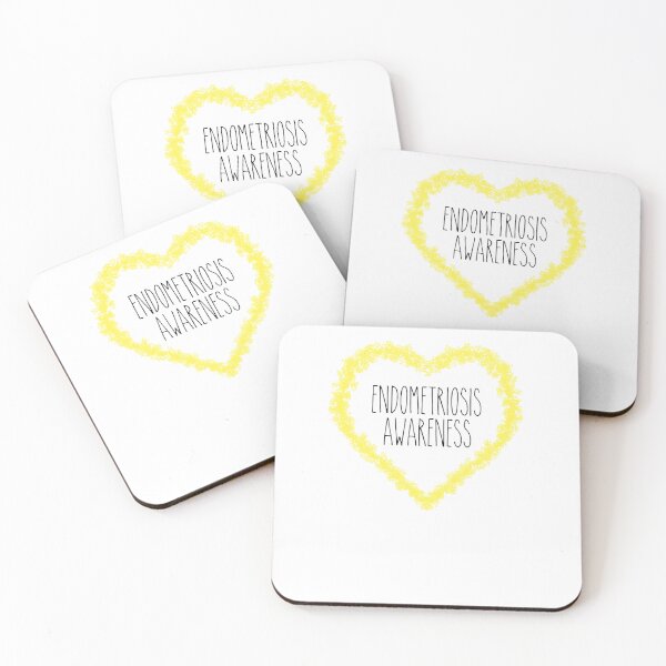 Item preview, Endometriosis Awareness Heart Support designed and sold by NadzeyaD.