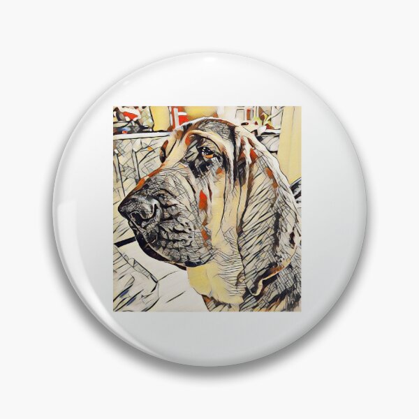 Item preview, bloodhound dog mantrailing art T-shirt, beautiful digital art t-shirt designed and sold by MayaAndNora.