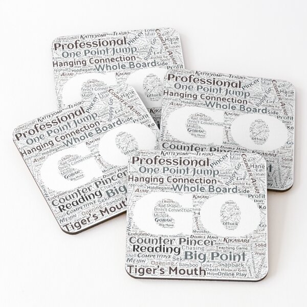 Item preview, Go Word Cloud (Black) | Go | Igo | Baduk | Weiqi designed and sold by DastardLee.