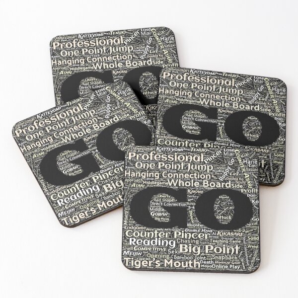 Item preview, Go Word Cloud (White) | Go | Igo | Baduk | Weiqi designed and sold by DastardLee.