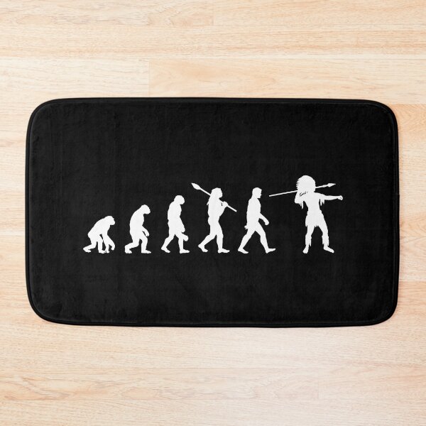 Item preview, Indian with Spear - Human Evolution / Darwin designed and sold by Mohja-Design.