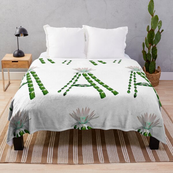 Item preview, Emerald Gemstone Floral Green Initial Letter A designed and sold by DigitalGemArt.
