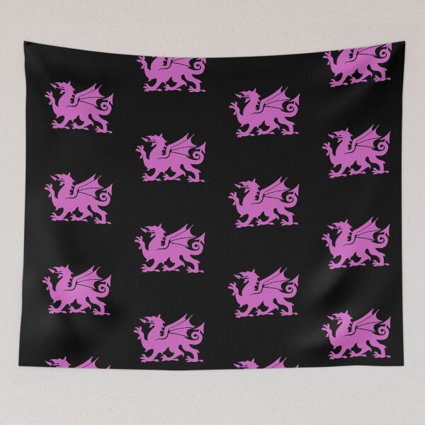 Item preview, Pink Welsh Dragon designed and sold by amanda150771.