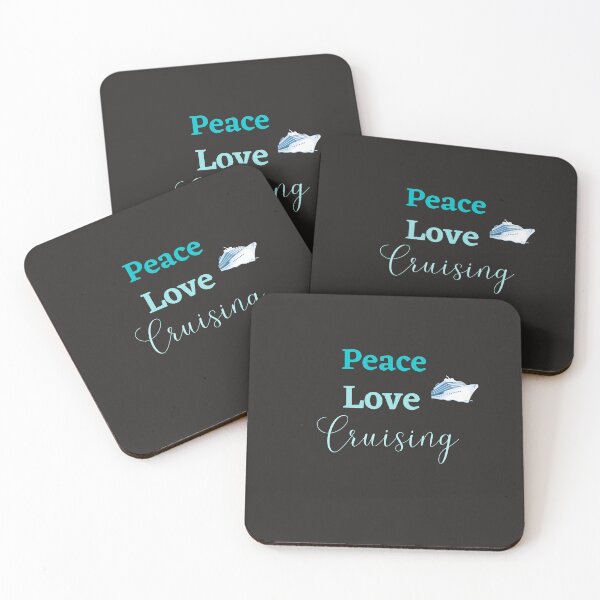 Item preview, Peace love cruising - A cool cruising quote. designed and sold by Doggymadness.