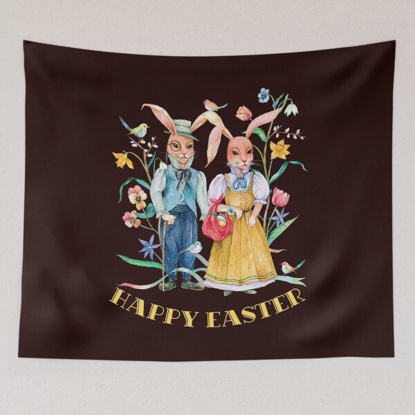 Item preview, Happy Easter Grandma and Grandpa Rabbit                  designed and sold by joseech.