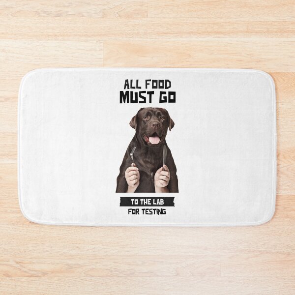 Item preview, Labrador Gifts All Food Must Go To The Lab For Testing Dog Bandana designed and sold by henes88.