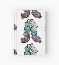 Immer noch Nacht Analog Flower Design Notizbuch