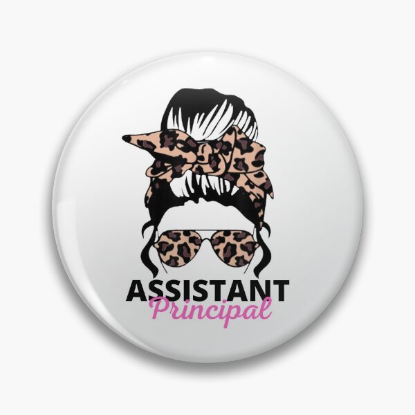 Item preview, Assistant Principal Messy Bun Job Title School Worker designed and sold by Rachiirt.